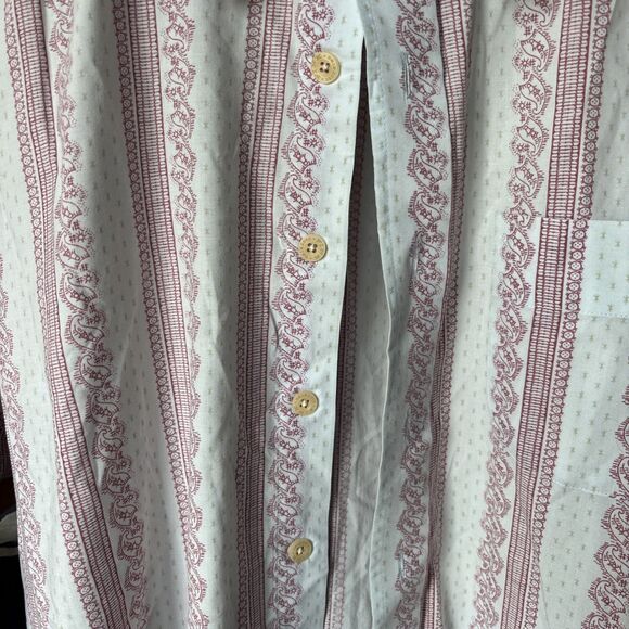 VIntage 90s Fink Classics Mens Shirt Plaid Red Flannel Button Up Medium USA - Picture 4 of 7